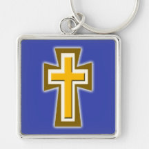 Cruz cristiana llavero personalizado