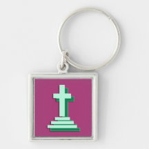 Cruz cristiana llavero personalizado