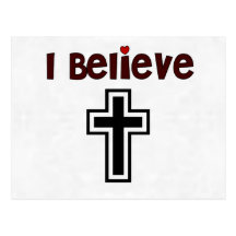 Cruz cristiana tarjeta postal