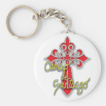 Cruz de Camino de Santiago Llavero Personalizado