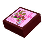 Cruz de la fe y joyero del recuerdo de las flores cajas de regalo