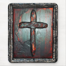 Cruz de la sangre alfombrilla de ratón
