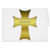 Cruz de oro tarjetas