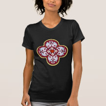 cruz del esmalte camiseta