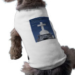 Cruz del mármol del 128:5 del salmo camisa de perro