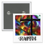 Cruz del vitral pin