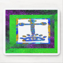 Cruz santa - ámele Jesús Tapetes De Ratón