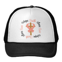 Cruz uterina del amor de la esperanza de la fe del gorras de camionero