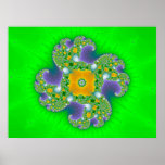 Cruz verde (impresión) posters