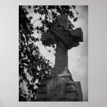 Cruz y corona posters