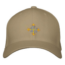 Cruz y el nombre de Jesús Gorra De Beisbol