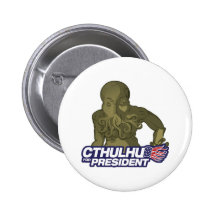 Cthulhu para presidente Button Pin