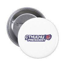 Cthulhu para presidente Button Pin