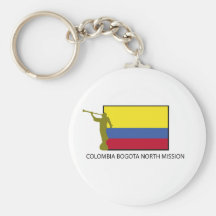 CTR del norte LDS de la misión de Colombia Bogotá Llaveros Personalizados