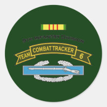 CTT-6 - 9na infantería Pegatinas Redondas