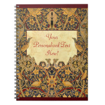 Cuaderno adaptable del Pre-Raphaelite de Wm Morris