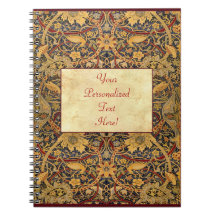 Cuaderno adaptable del Pre-Raphaelite de Wm Morris