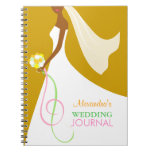 Cuaderno afroamericano del diario del boda de la n cuadernos