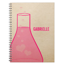 Cuaderno caprichoso del cubilete, rosado