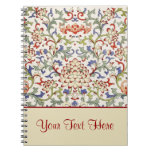 Cuaderno chino floral del modelo