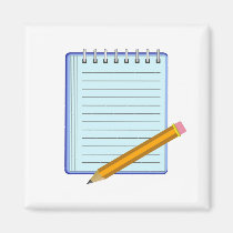 Cuaderno de notas imanes