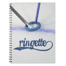 Cuaderno de Ringette - palillos en anillos