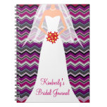 Cuaderno del diario de la novia personalizada - zi cuadernos