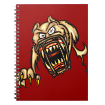 Cuaderno del diario del perro del dibujo animado