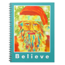 Cuaderno del personalizado del arte de "Claus colo