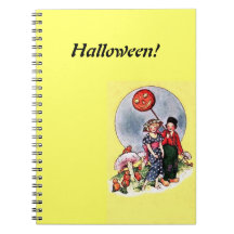 Cuaderno del planeamiento del fiesta de Halloween