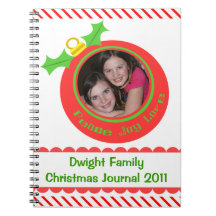 Cuaderno/diario de encargo del navidad