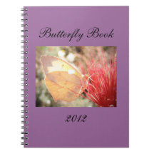 Cuaderno espiral de la mariposa