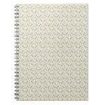 Cuaderno espiral, modelo del muérdago, moreno