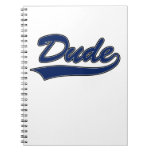 Cuaderno espiral, tipo, Swoosh atlético, azul