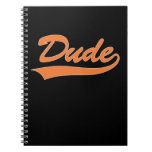 Cuaderno espiral, tipo, Swoosh atlético, naranja