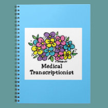 Cuaderno médico de la transcripción cuadernos