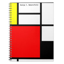 Cuaderno Neo-plasticism del estilo de Mondrian
