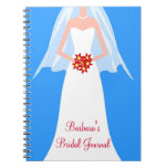 Cuaderno nupcial personalizado del diario del boda cuadernos