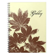Cuaderno personalizado del sello de la hoja de arc