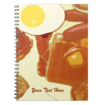 Cuaderno personalizado desayuno