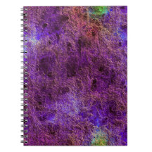 Cuaderno púrpura violeta abstracto