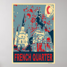 Cuadrado de Jackson en azul Poster