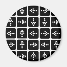 Cuadrado de la flecha del LED Imanes Para Frigoríficos