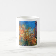 Cuadrado de Leicester en la bella arte de Claude M Tazas