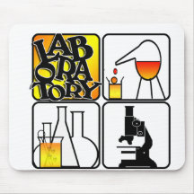 CUADRADO DEL LOGOTIPO 4 DEL LABORATORIO - ICONOS D ALFOMBRILLAS DE RATONES