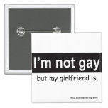 Cuadrado gay de la novia pin