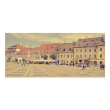 Cuadrado grande, Sibiu Lona Personalizada