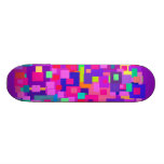 Cuadrados agrupados púrpuras tablas de patinar