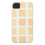 Cuadrados amarillos en colores pastel iPhone 4 Case-Mate coberturas