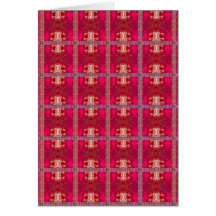 Cuadrados rosados de la tarjeta